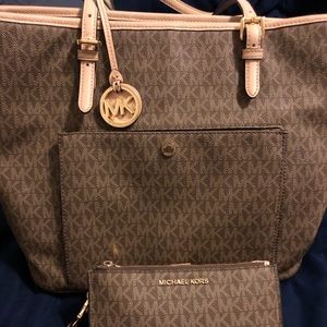 Michael Kors purse and wallet